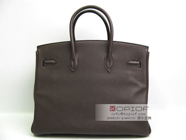 エルメス バーキン35トゴ ショコラ(金具:ゴールド) her422